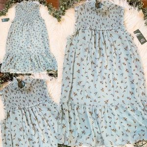 Wild Fable Blue Floral Shift Dress
